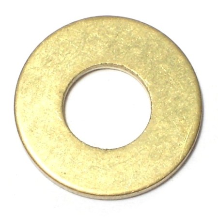 Midwest Fastener Flat Washer, Fits Bolt Size 5/16" , Brass 20 PK 61936